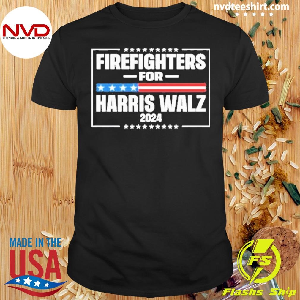 Paul A. Szypula Firefighters For Harris Walz 2024 Shirt