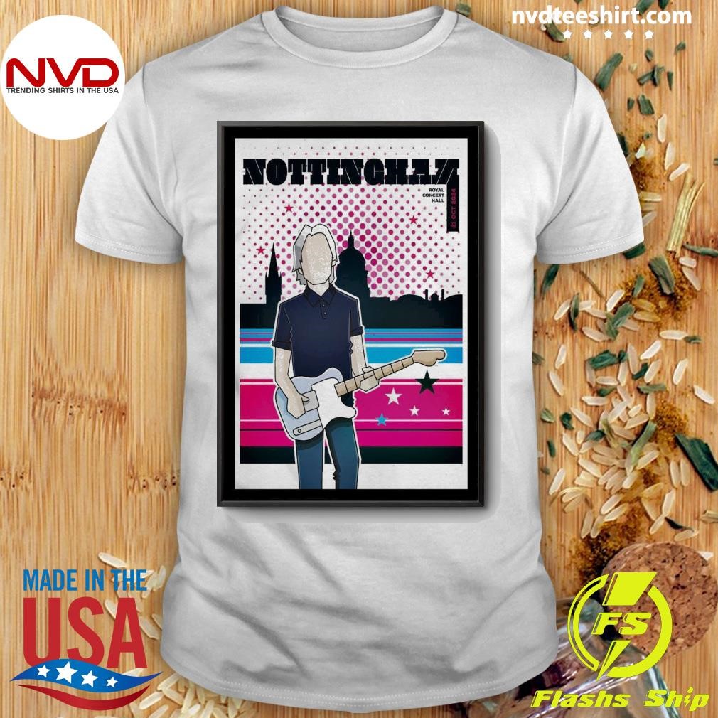 Paul Weller At Nottingham Royal Concert Hall On Oct 21 2024 in Nottingham UK Tour Shirt