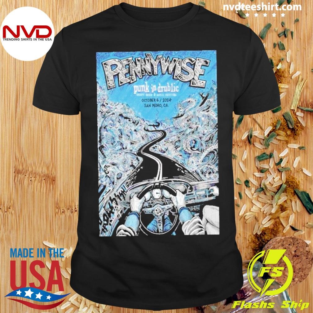 Pennywise Punk In Drublic Craft Beer & Music Festival Oct 6, 2024 San Pedro, Ca Shirt