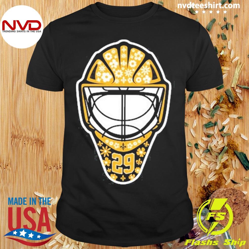 Pens Gear Marc-André Fleury Number 29 Flower Mask Shirt