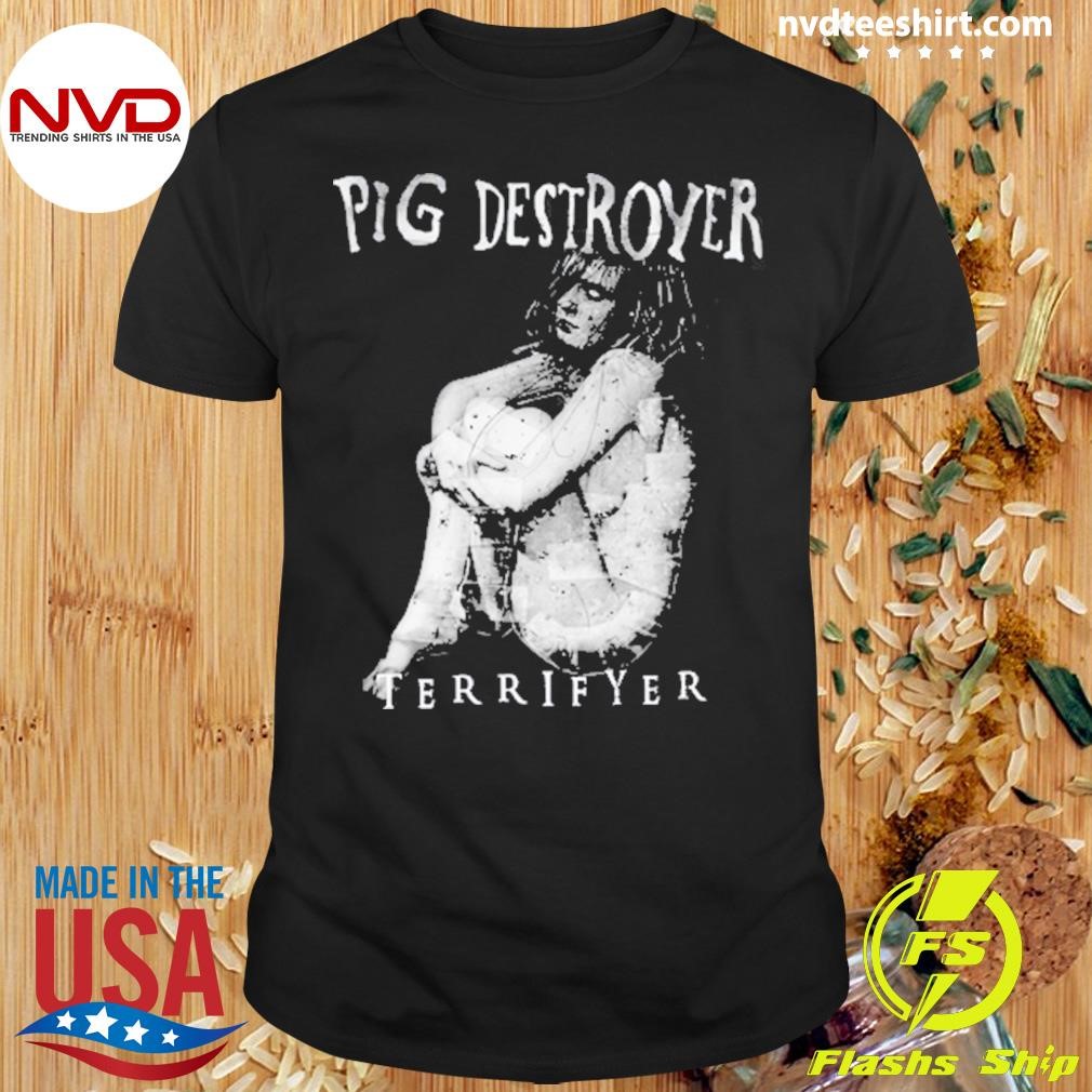 Pig Destroyer Terrifyer ladies Cropped 2024 Shirt