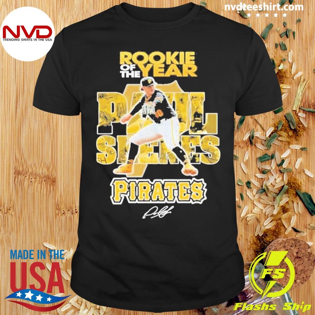 Pittsburgh Pirates Paul Skenes Rookie Of The Year 2024 Signature Shirt