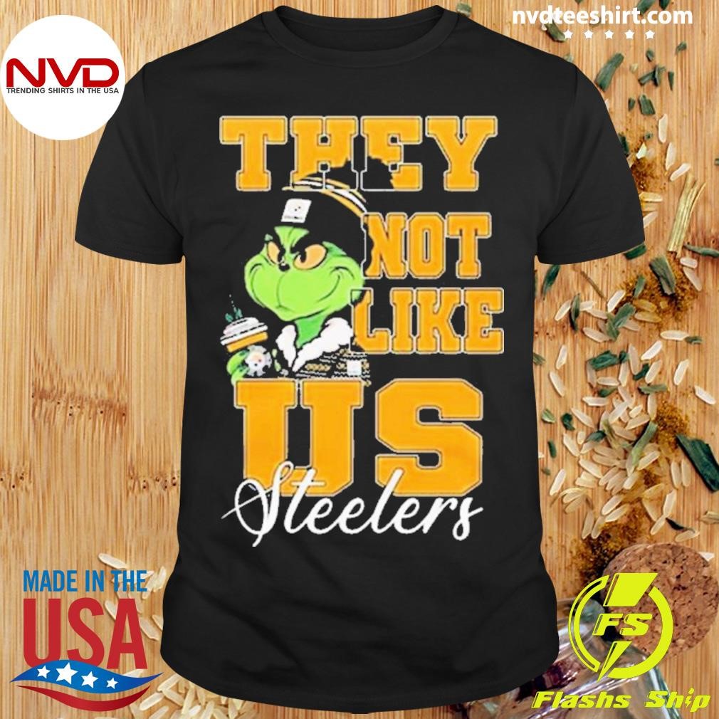 Pittsburgh Steelers Grinch They Not Like Us Steelers 2024 Shirt