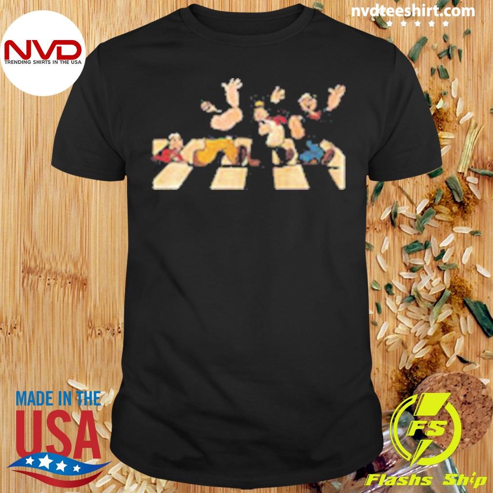 Popeye Abbey Road Parody Shirt