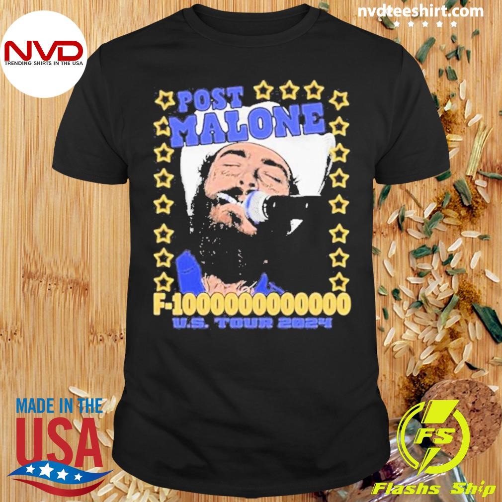 Post Malone F-1 Trillion Tour Star 2024 Shirt