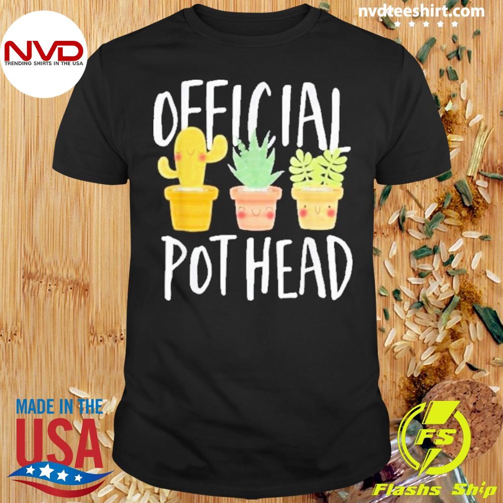 Pot Head Cactus Zebra Haworthia Crassula 2024 Shirt