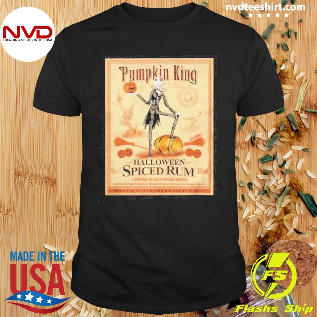 Pumpkin King Halloween Spiced Rum 2024 Shirt