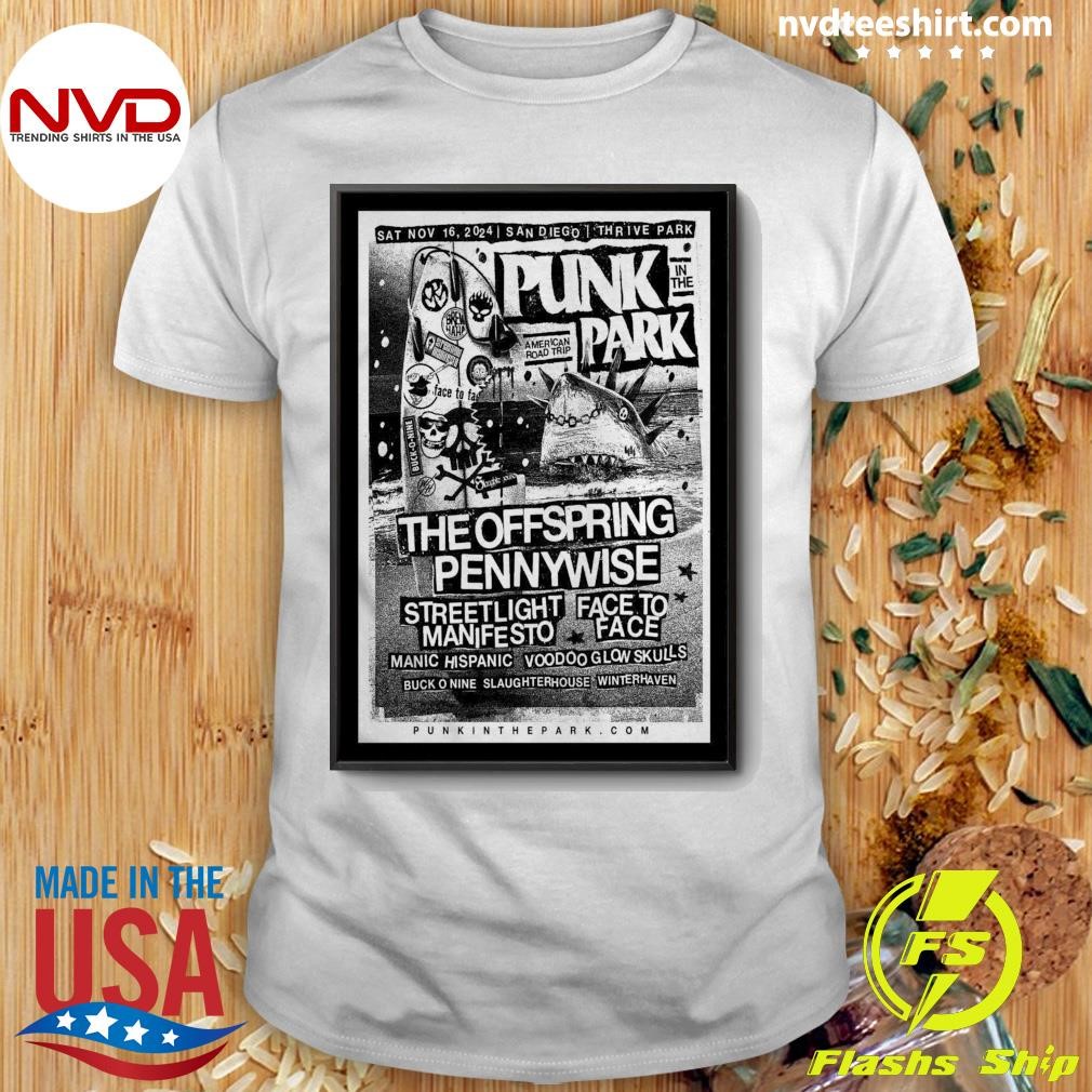 Punk In The Park Nov 16 2024 San Diego CA Shirt