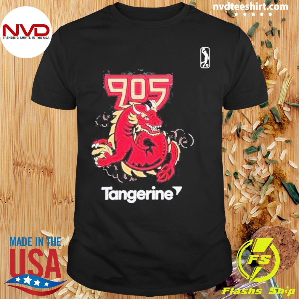 Raptors 905 Tangerine 2024 Logo Shirt