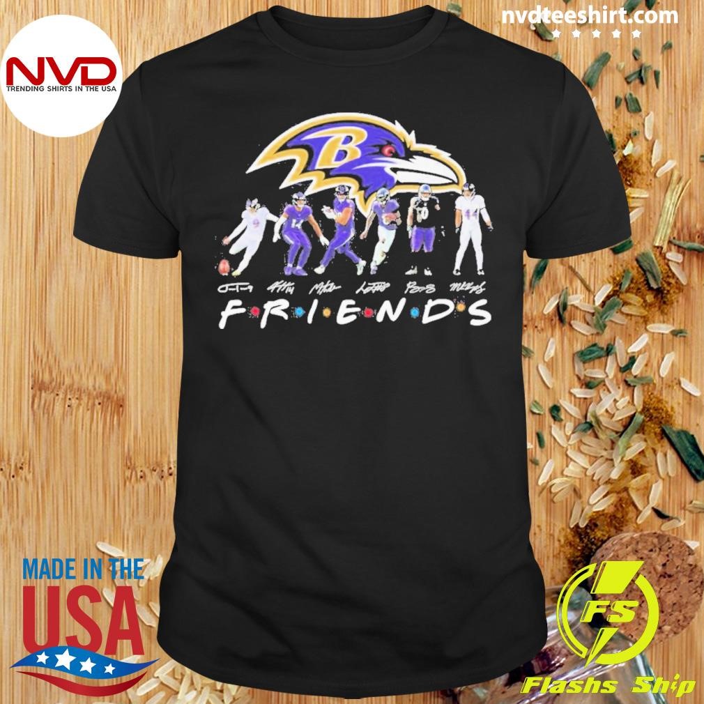 Ravens Players Signatures Friends Baltimore 2024 Shirt