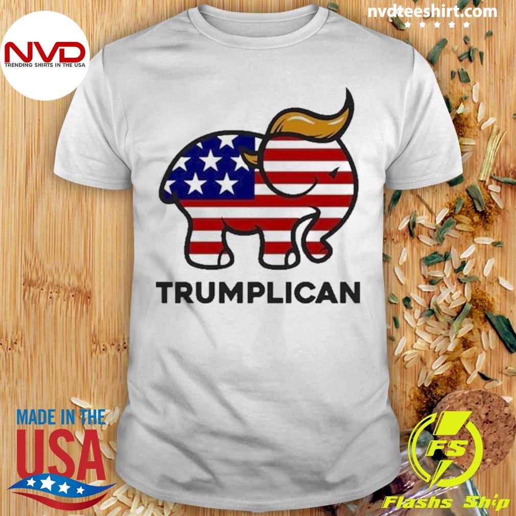 Republican Elephant Trumplican Donald Trump 2024 Shirt