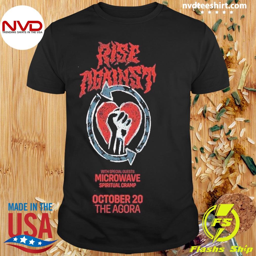 Rise Against Oct 20 2024 In Cleveland Oh Tour Poster Shirt