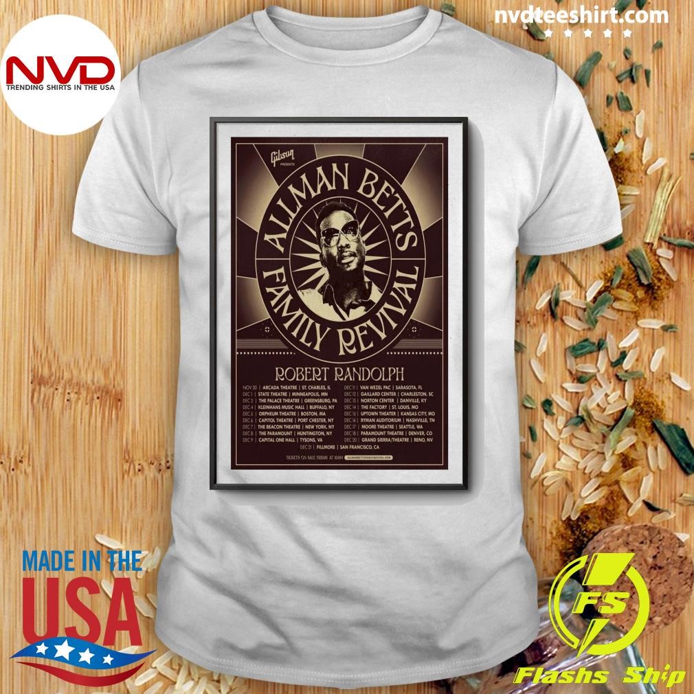 Robert Randolph Allman Betts Family Revival Tour 2024 Shirt