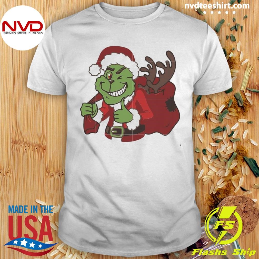 Santa The Grinch Christmas 2024 Shirt