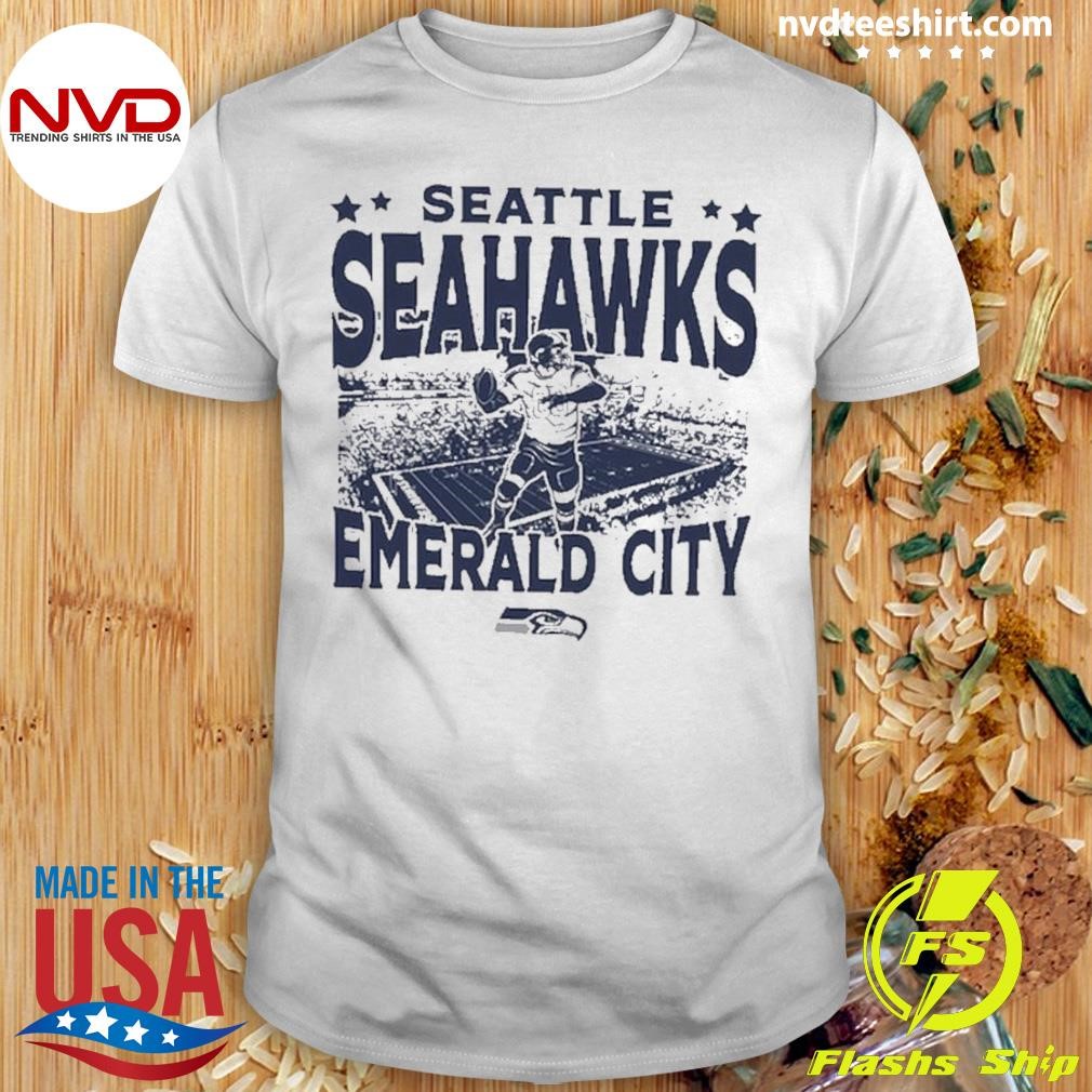 Seattle Seahawks Gameday Emerald City Vintage Stadium 2024 Shirt