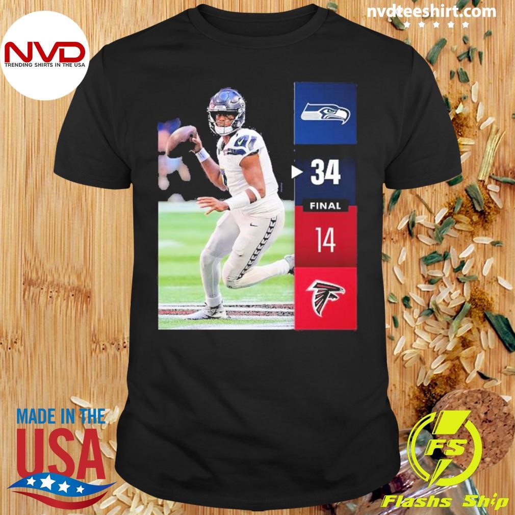 Seattle Seahawks Win 34-14 Atlanta Falcons Final Week 7 Shirt