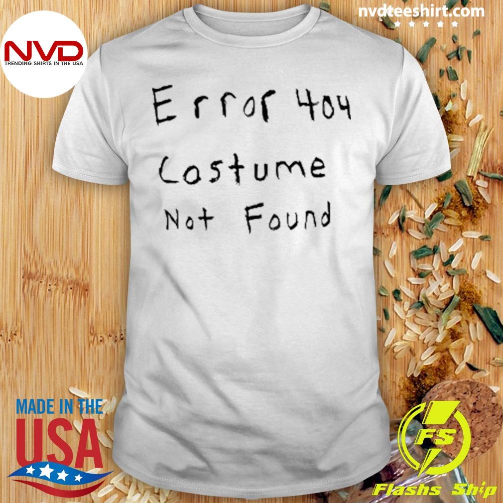 Setupspawn Wearing Error 404 Costume Not Found Shirt