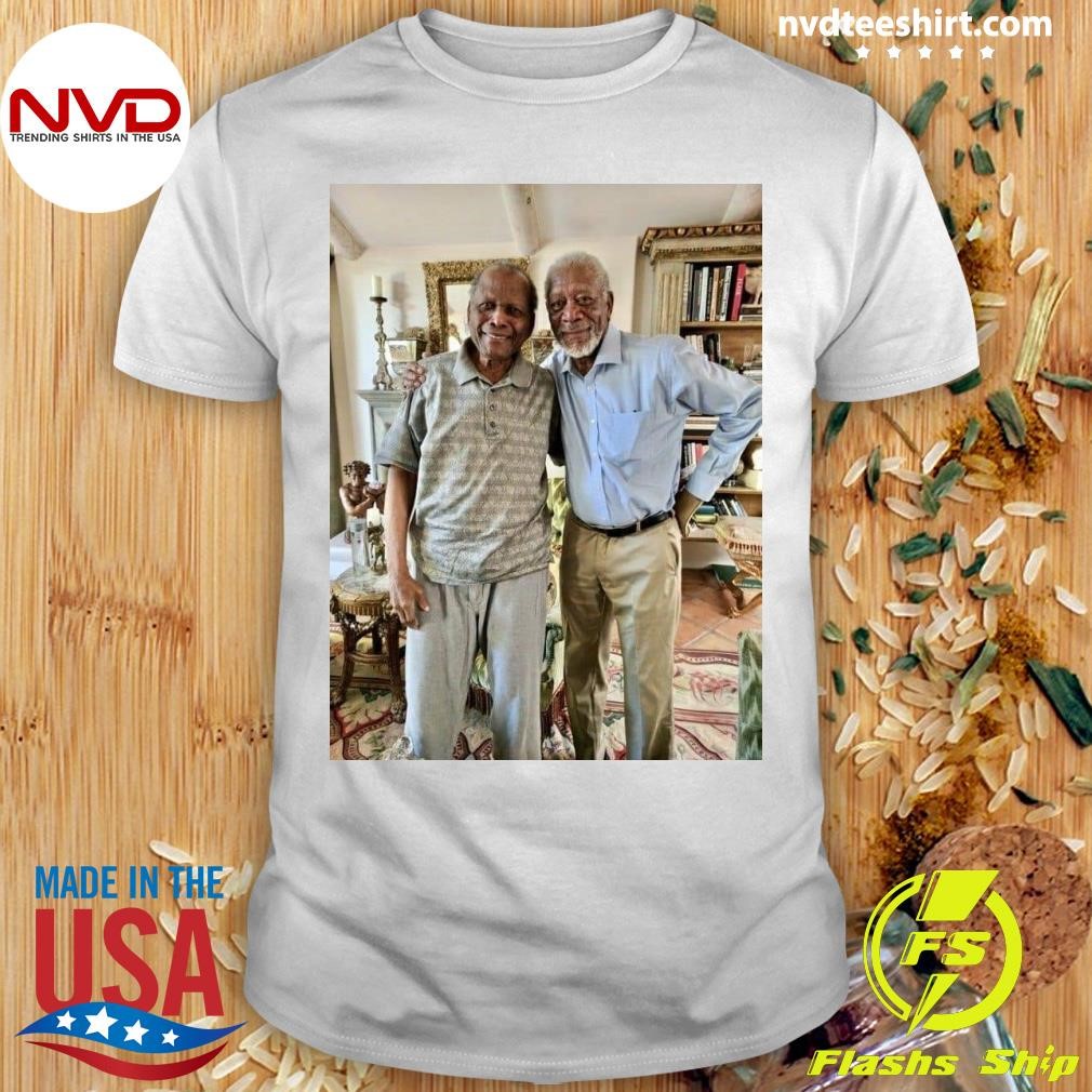 Sidney Poitier & Morgan Freeman Two Great Actors Shirt