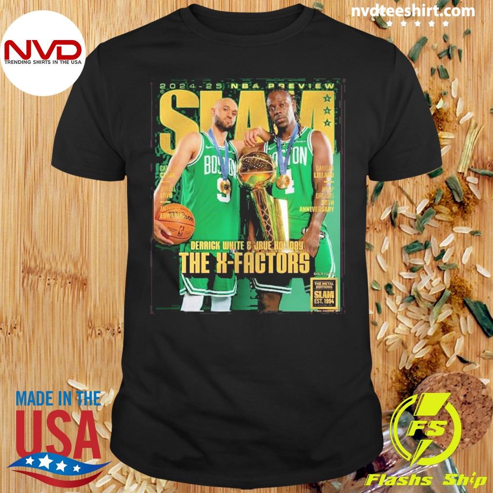 Slam 2024-2025 Nba Preview Derrick White & Jrue Holiday The X-factors Poster Shirt