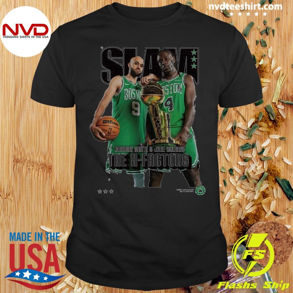 Slam 252 Cover Derrick White And Jrue Holiday Boston Celtics The X-factors 2024-25 Nba Shirt