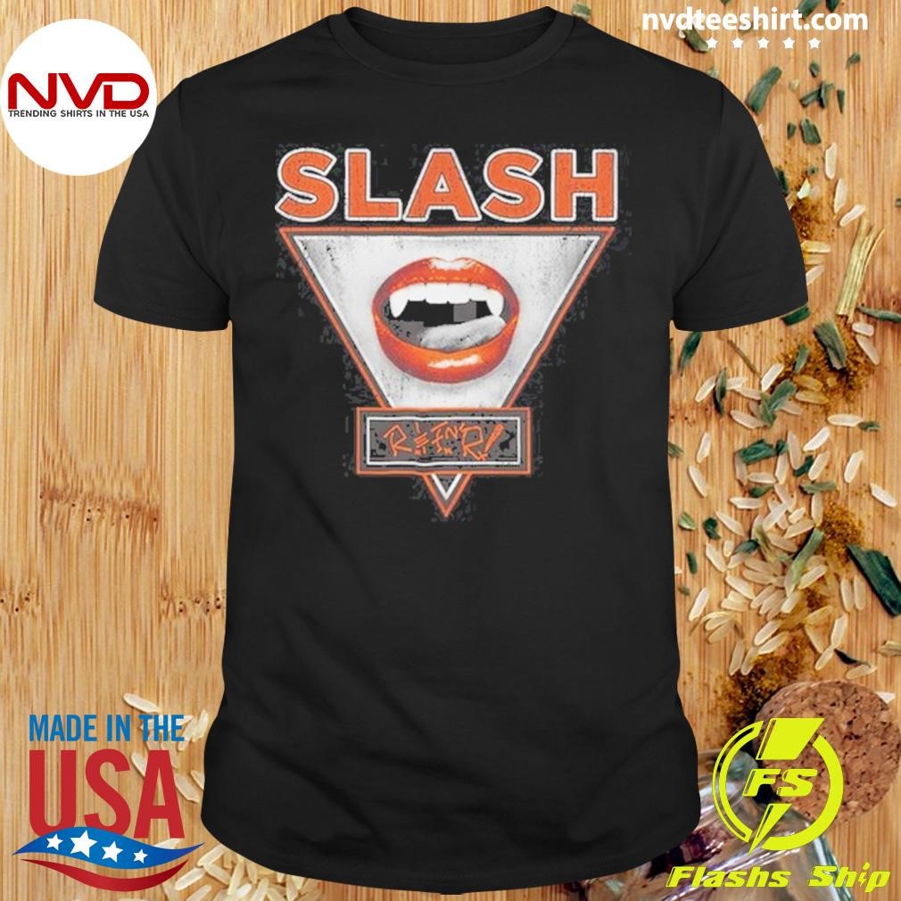 Slash Lady Fangs Vintage Black 2024 Shirt