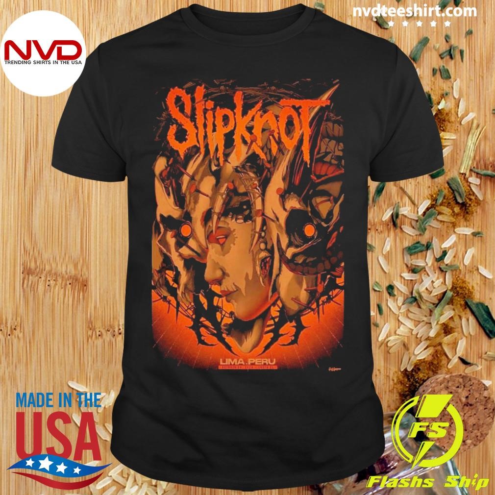 Slipknot At Costa 21 On October 28 2024 In Lima Peru Poster Shirt