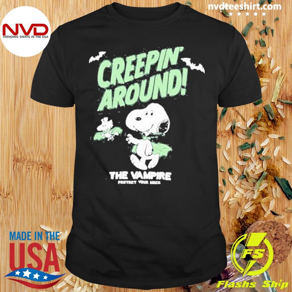 Snoomfies Creepin Around Creature Of The Night The Vampire 2024 Shirt