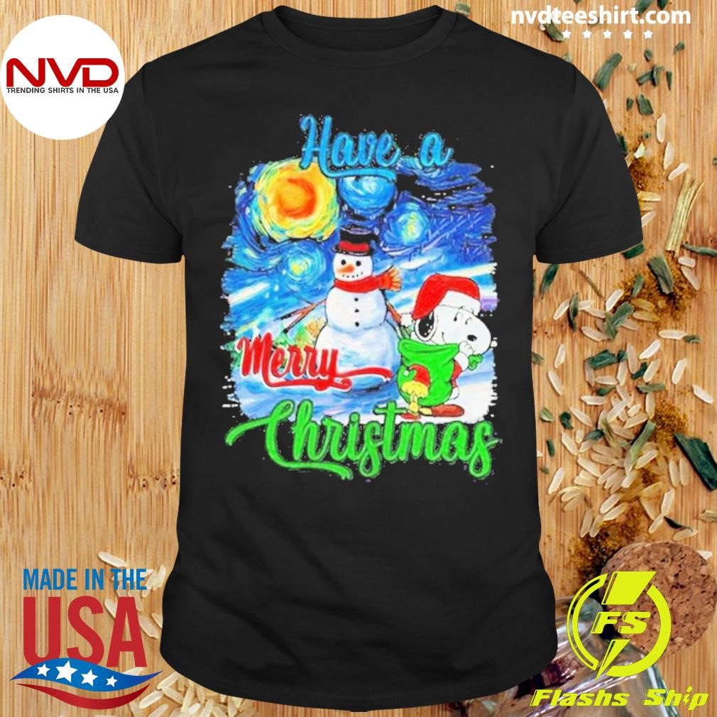 Snoopy Have A Merry Christmas 2024 Happy Holidays Shirt