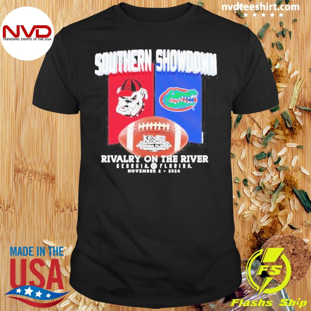 Southern Showdown Rivalry On The River Georgia Bulldogs vs. Florida Gators 2024 Shirt