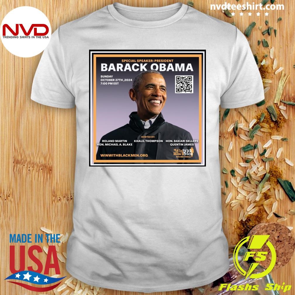 Special Speaker President Barack Obama Sunday October 27th, 2024 Shirt