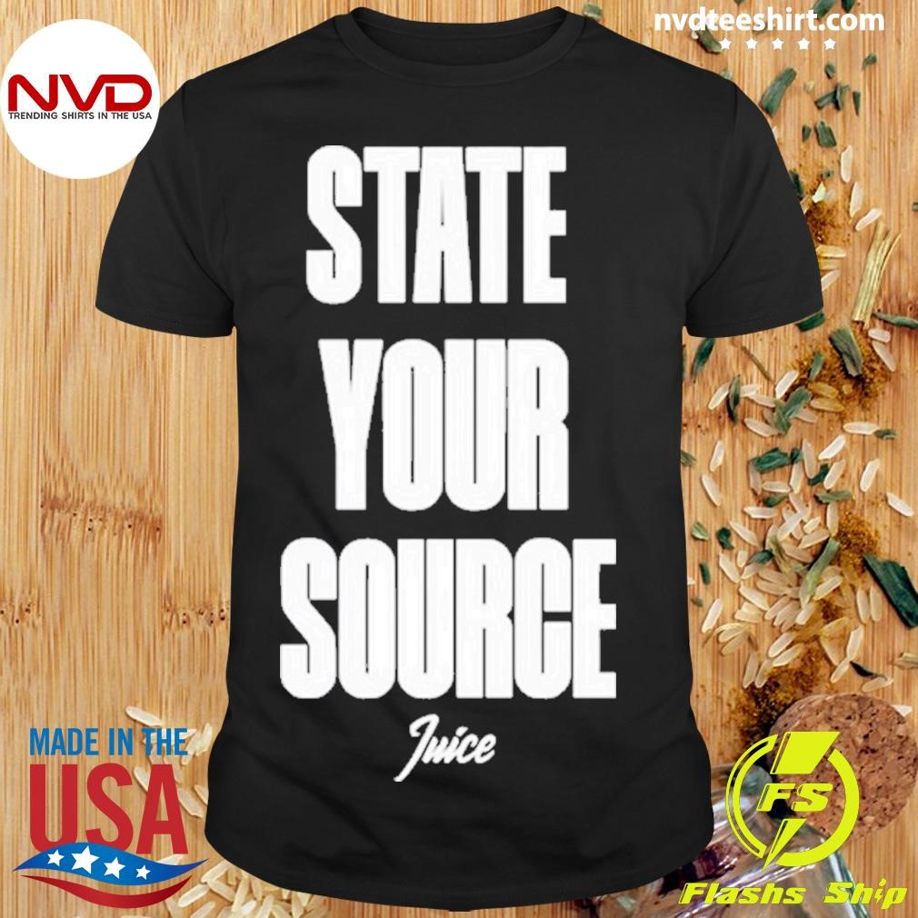 Stephen A. Smith State Your Source Shirt