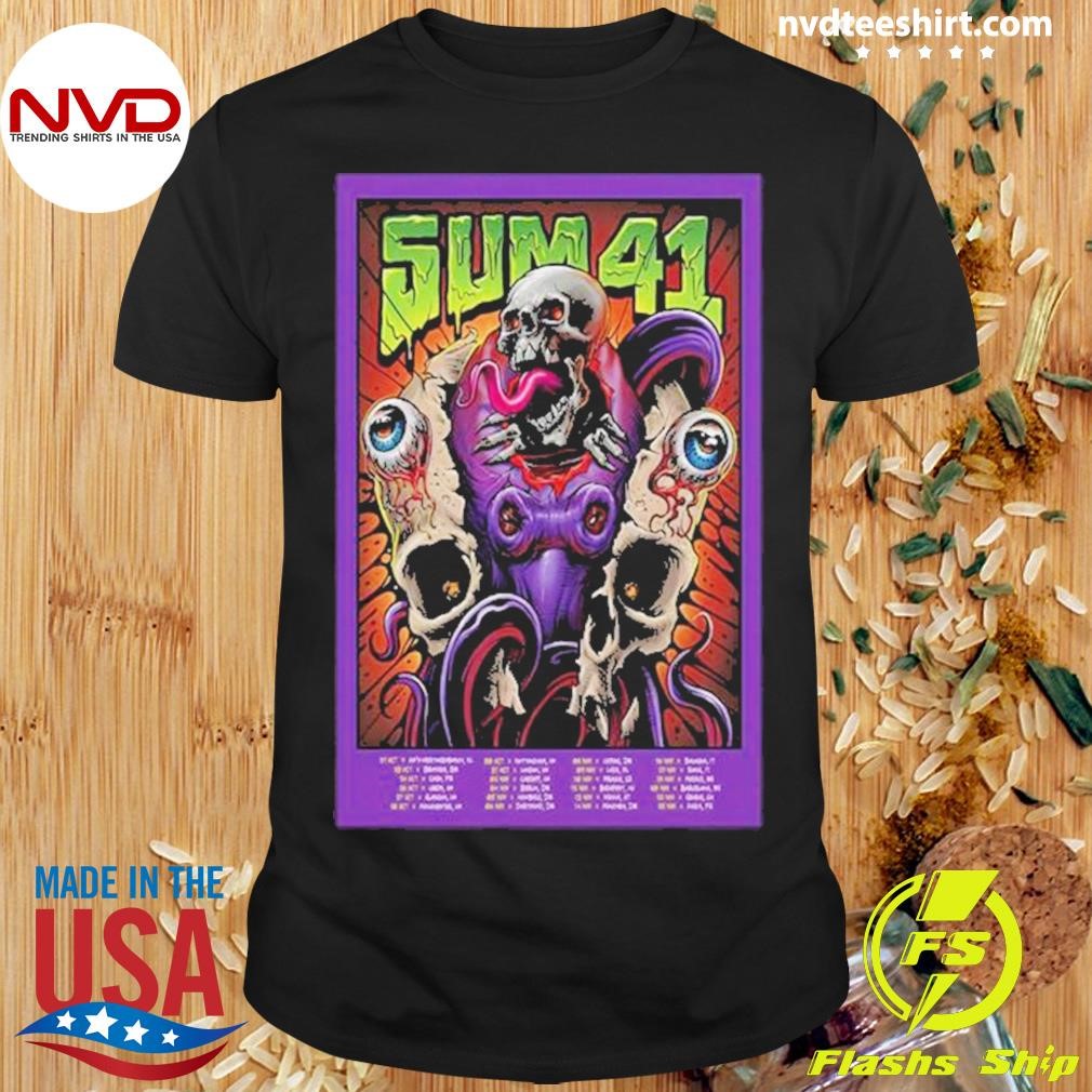 Sum 41 Tour 2024 Poster Shirt