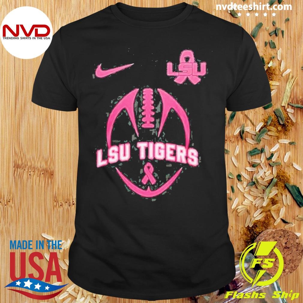 Tackle Breast Cancer Geaus Pink Out Lsu Tigers 2024 Shirt