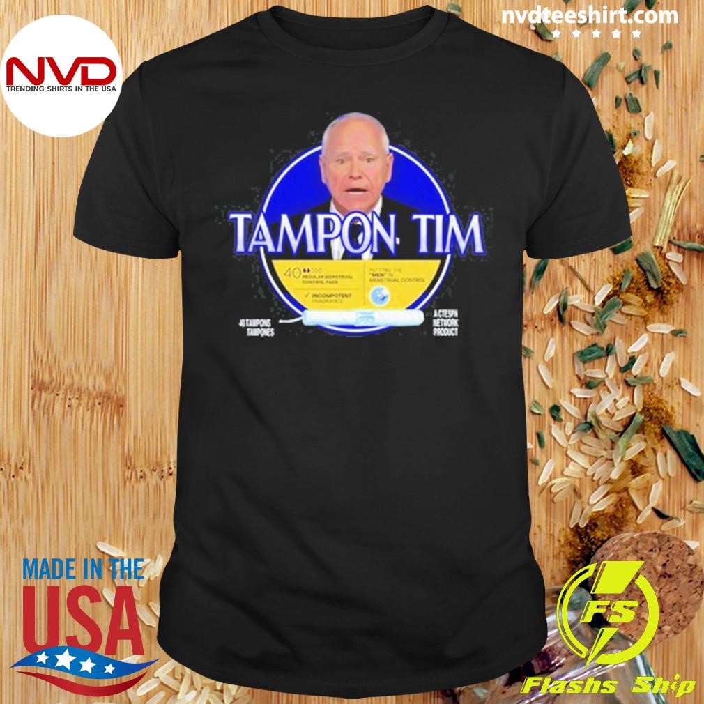 Tampon Tim A Ctespn Network 40 Tampons Shirt