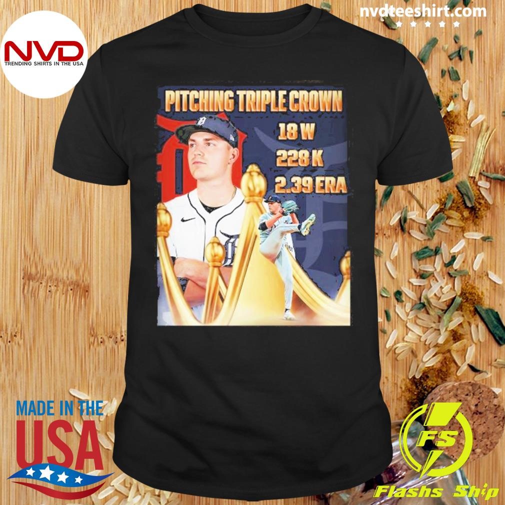 Tarik Skubal has won the American League Pitching Triple Crown 2024 Shirt