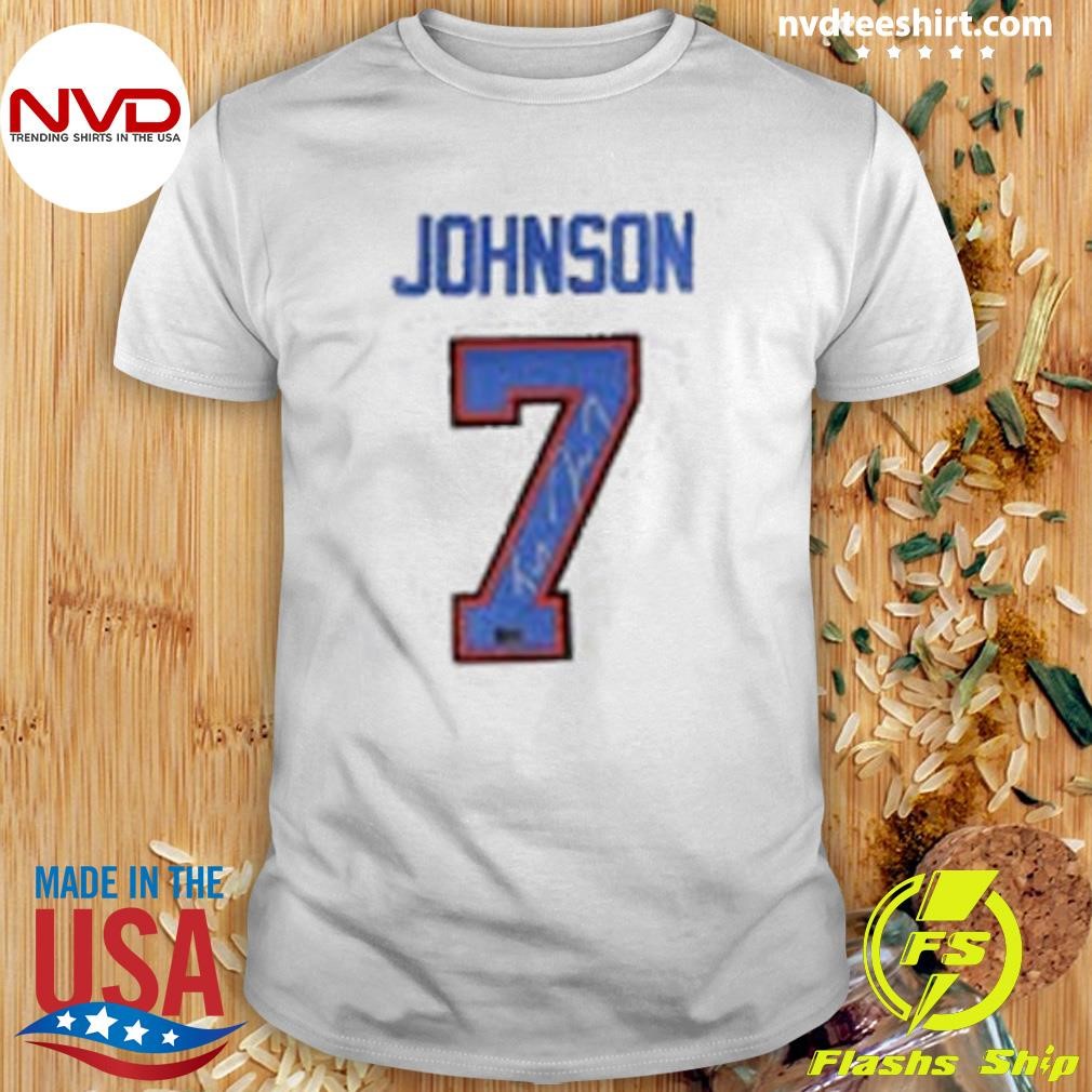 Taron Johnson Signed Jersey Shirt