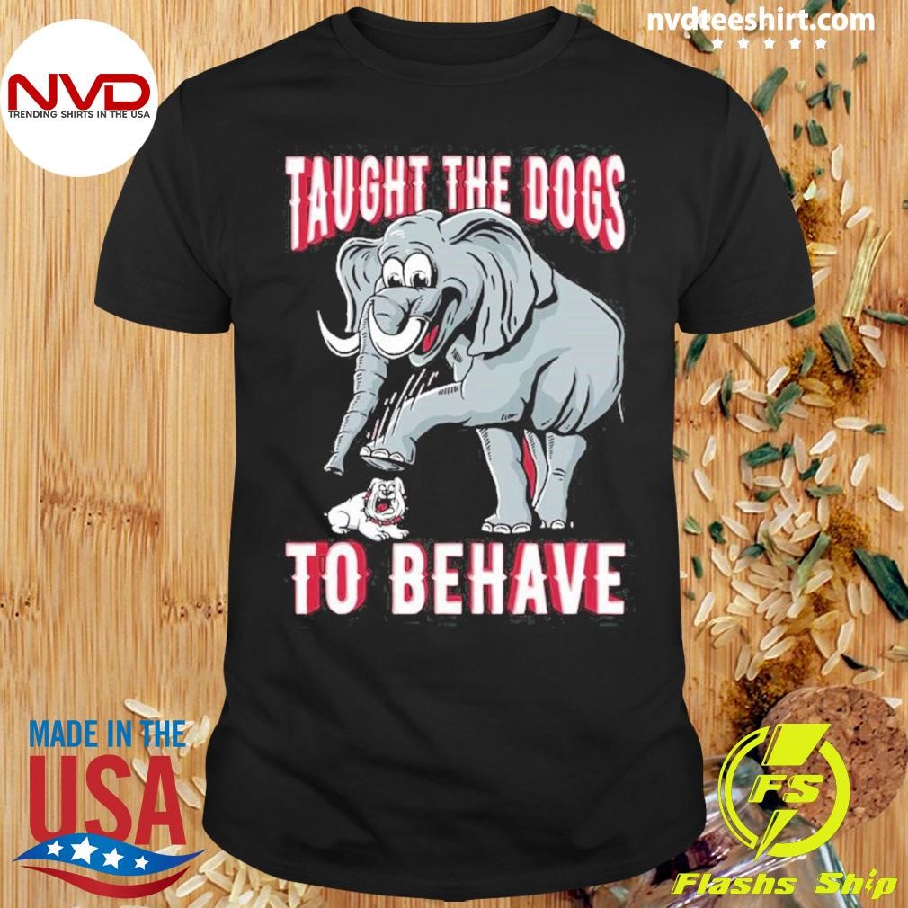 Taught The Dogs To Behave Pocket 2024 Shirt