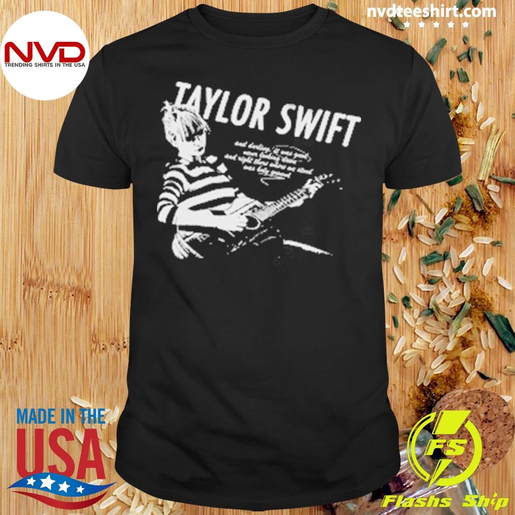 Taylor Swift Where We Stood Black Shirt