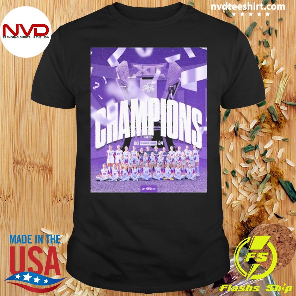 Tcu Horned Frogs 2024 Big 12 Champions Shirt