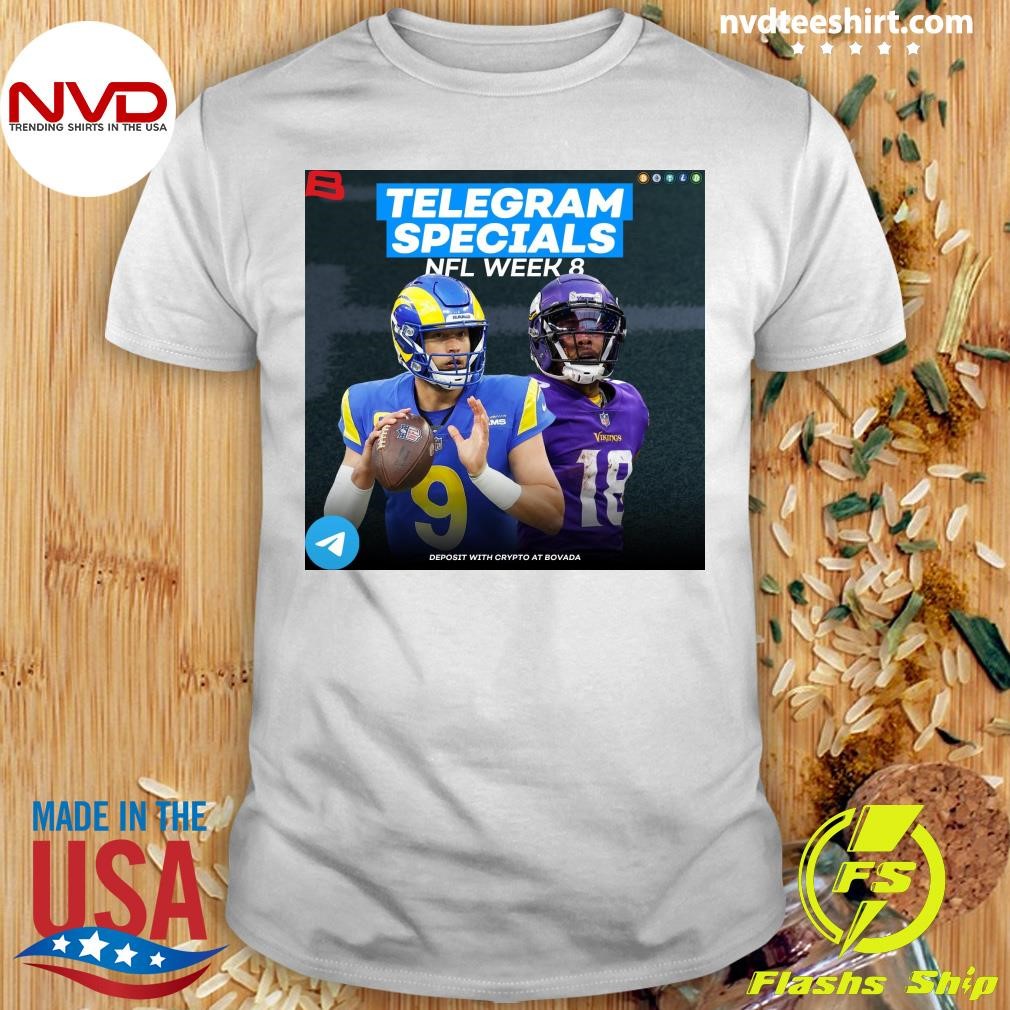 Telegram Specials Nfl Week 8 Deposit With Crypto At Bovada Shirt