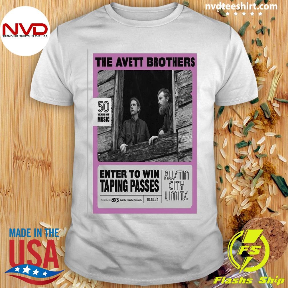 The Avett Brothers Oct 13, 2024 ACL Live at the Moody Theater, Austin, TX Shirt