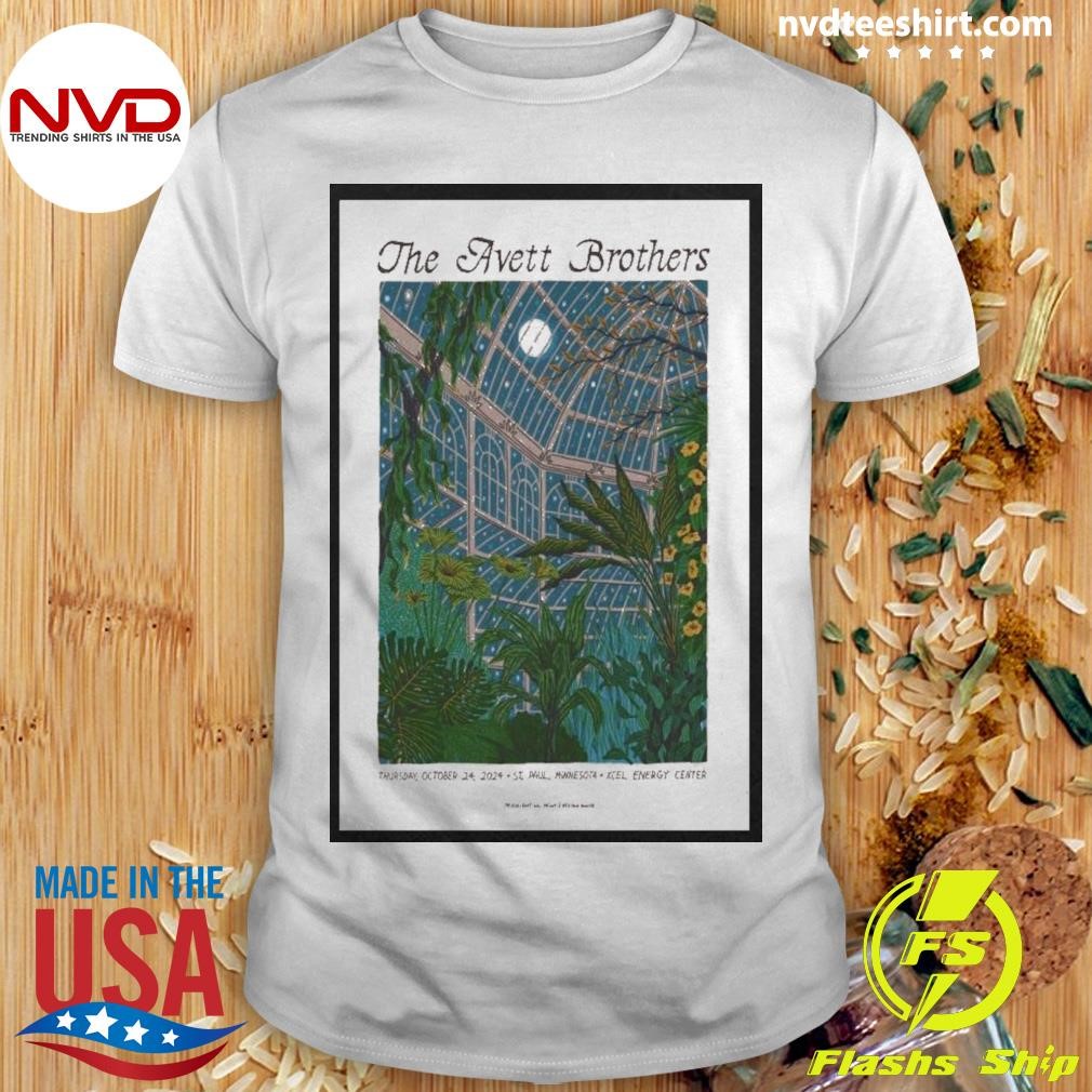 The Avett Brothers Oct 24 2024 Xcel Energy Center St. Paul Mn Poster Shirt