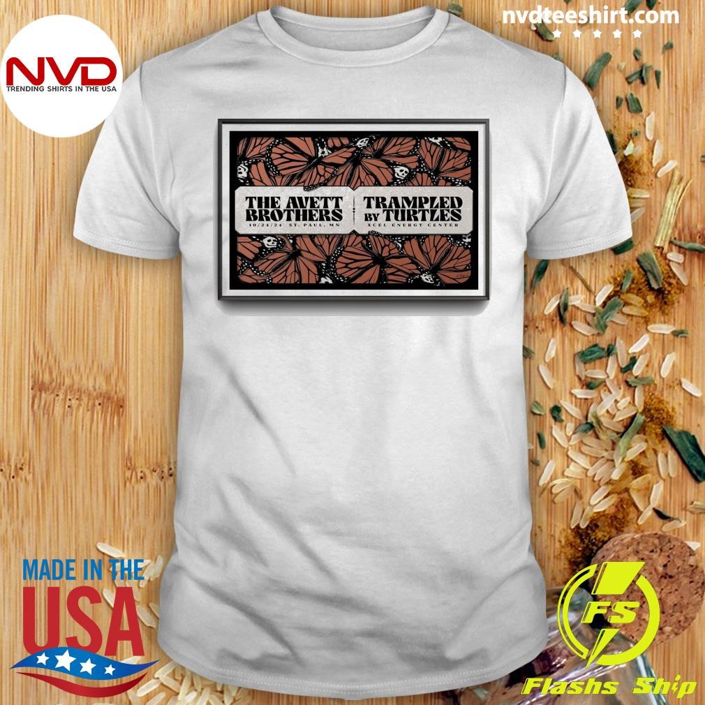 The Avett Brothers Trampled By Turtles October 24 2024 St Paul Mn Shirt