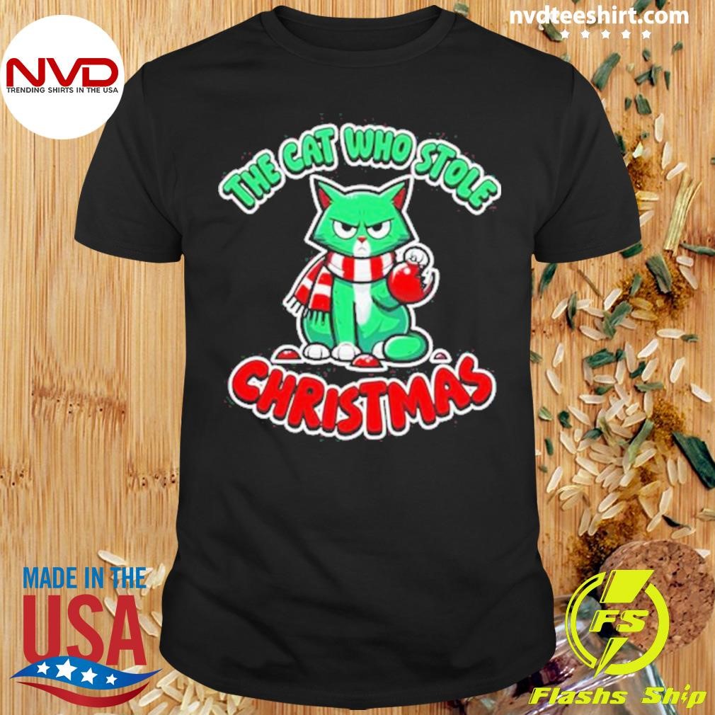 The Cat Who Stole Christmas 2024 Shirt