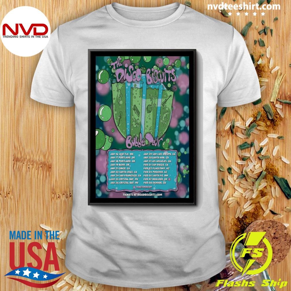 The Disco Biscuits Bubble 2025 Tour Shirt