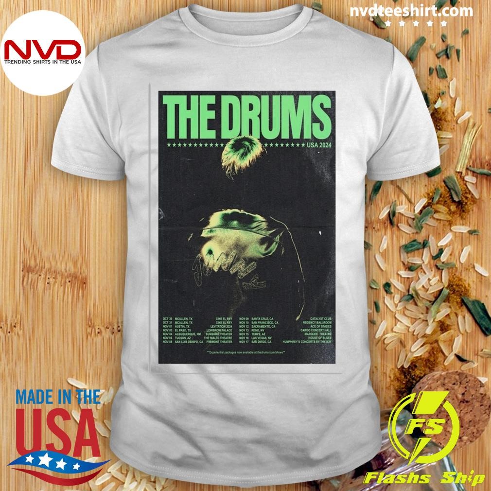 The Drums USA Tour 2024 Poster Shirt