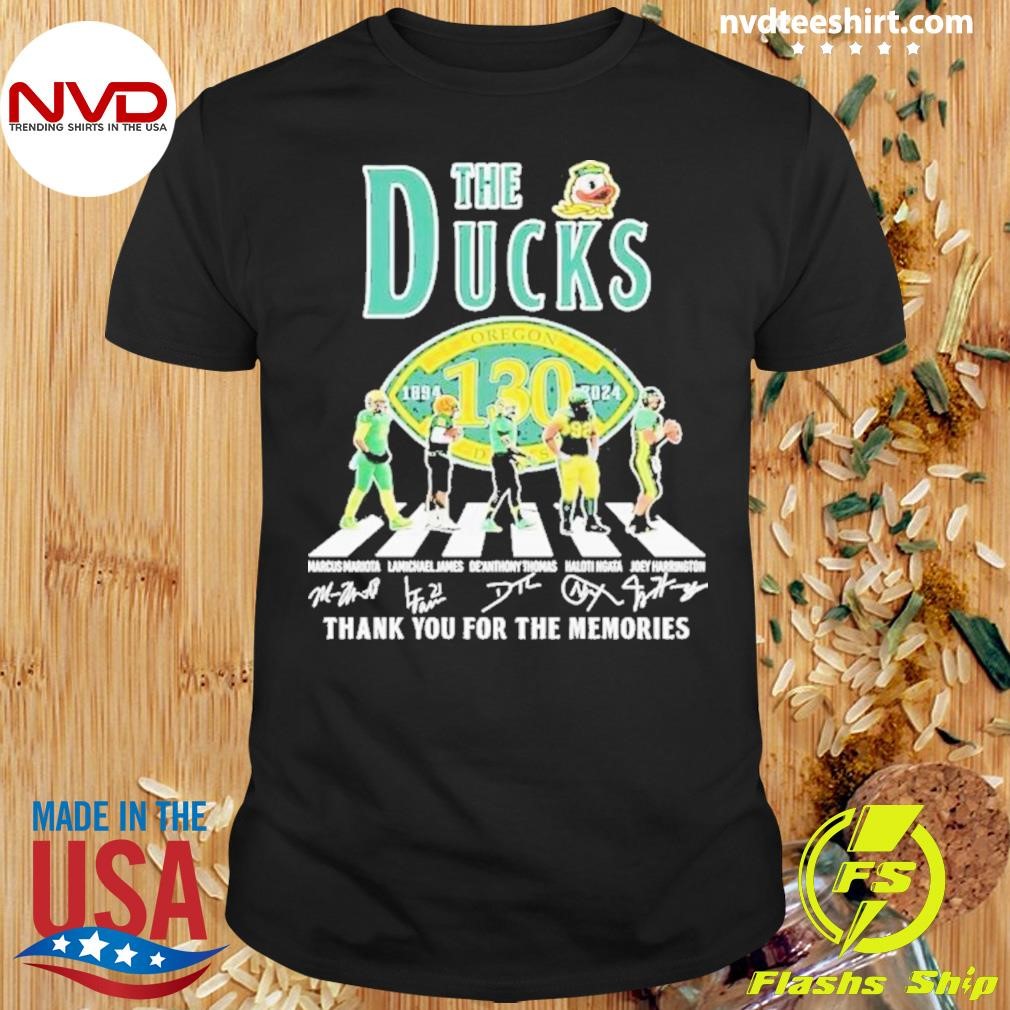 The Ducks Thank You For The Memories Of 130 Years 2024 Shirt