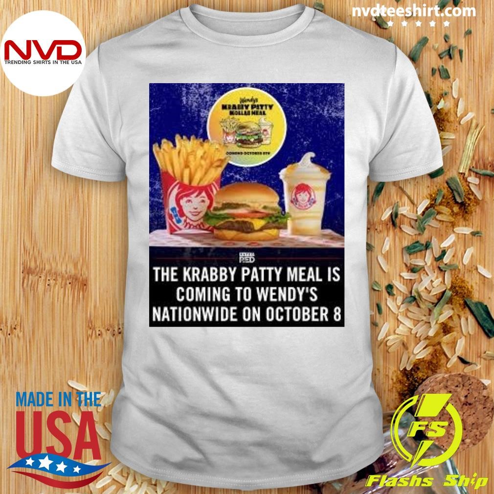 The Krabby Patty Meal Is Coming To Wendy's Nationwide On October 8 Shirt