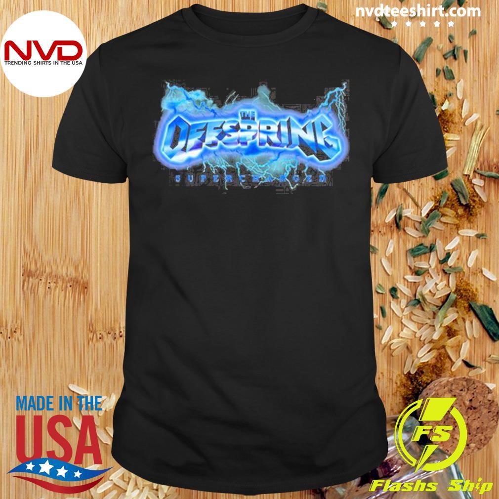 The Offspring Supercharged White Ringer New 2024 Shirt