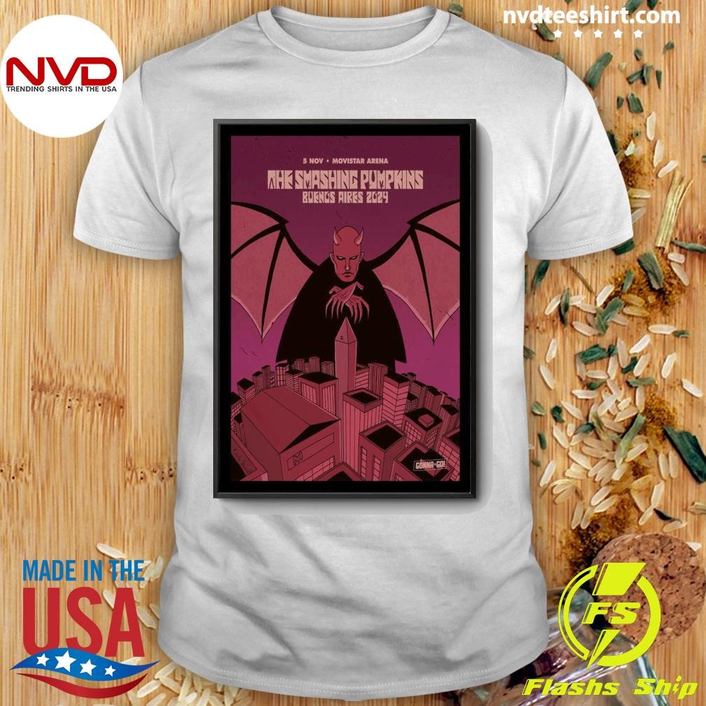 The Smashing Pumpkins Nov 5 2024 Movistar Arena in Buenos Aires Argentina Shirt